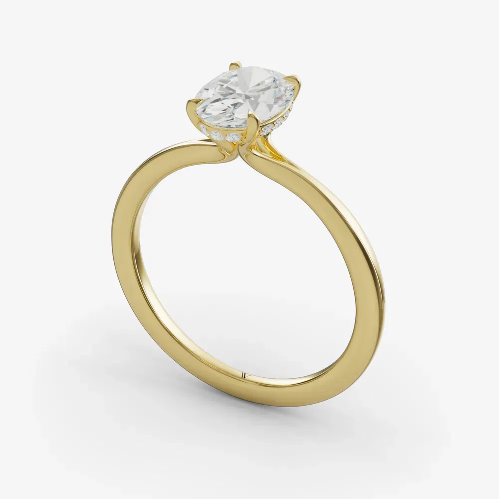 Anomis Oval 14KY Ring - Loading