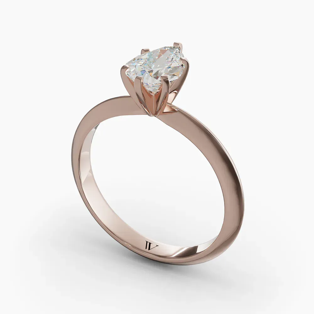 Aurori Pear 14KR Ring - Loading