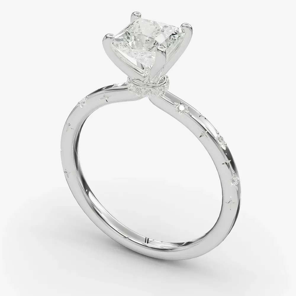 Celestyn Princess 14KW Ring - Loading