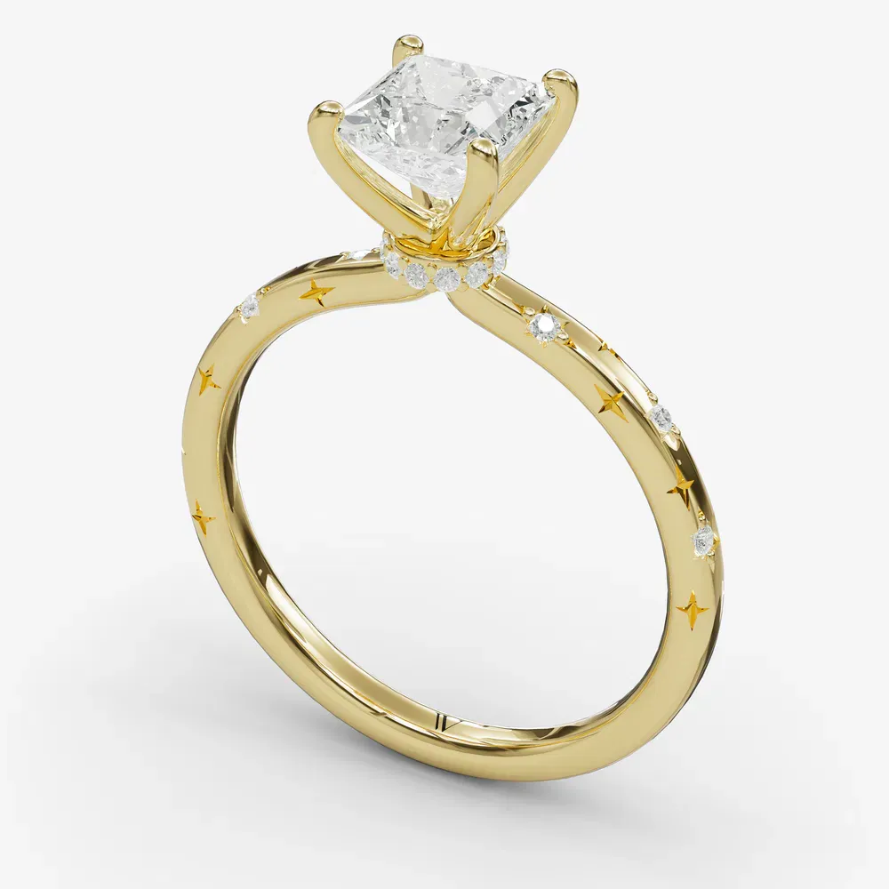 Celestyn Princess 14KY Ring - Loading