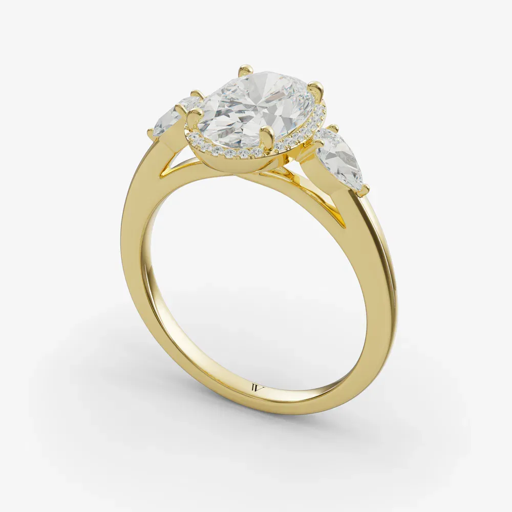 Daren Oval 14KY Ring - Loading