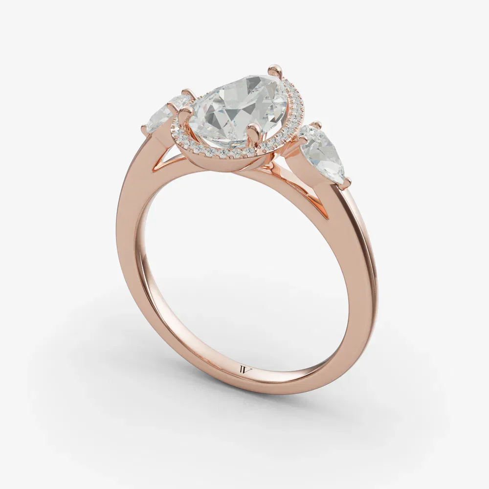 Daren Pear 14KR Ring - Loading