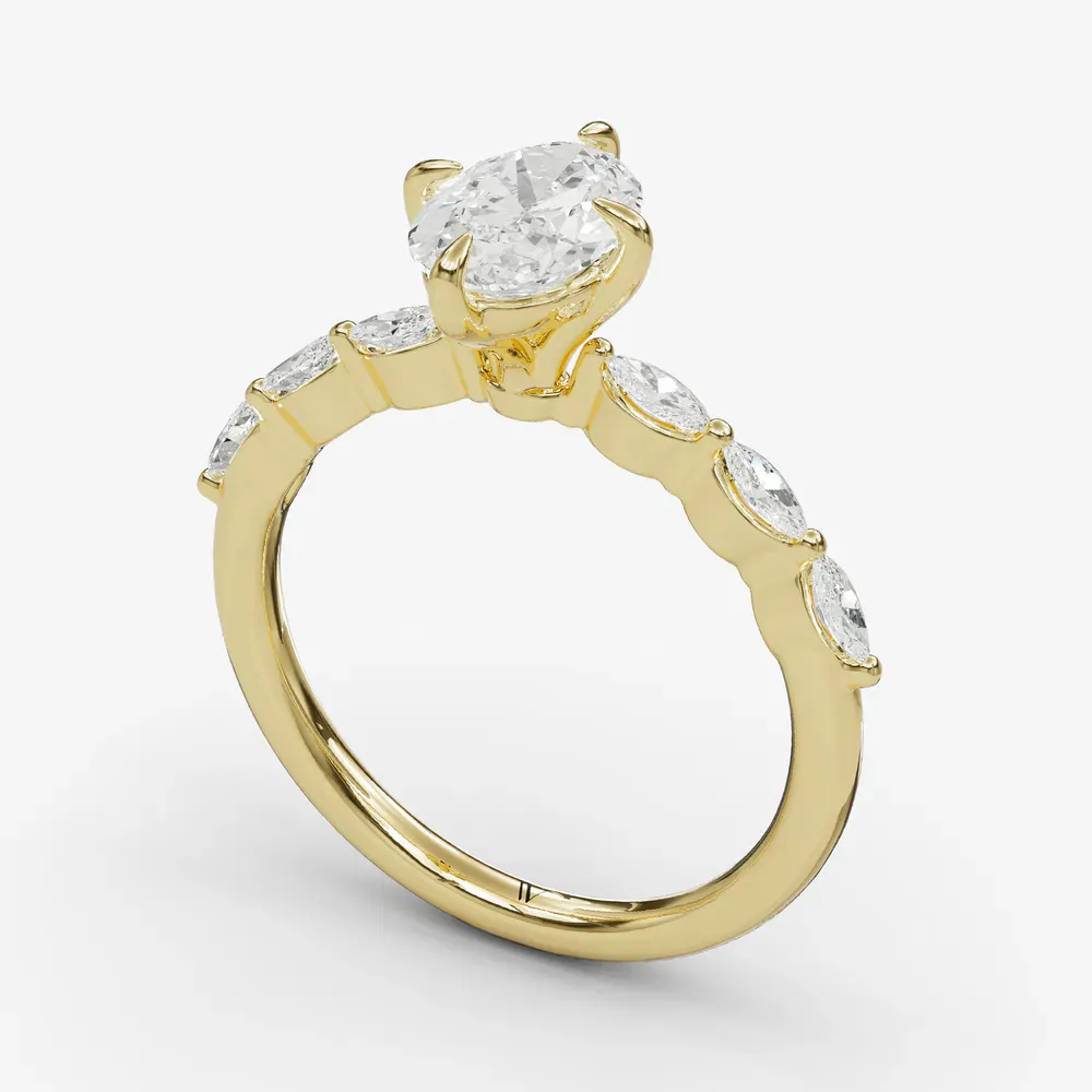 Garo Oval 14KY Ring - Loading