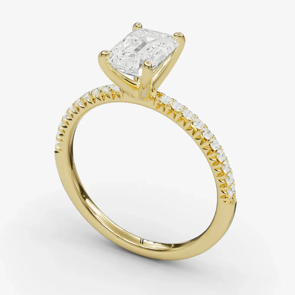 Glaciry Emerald 14KY Ring - Loading