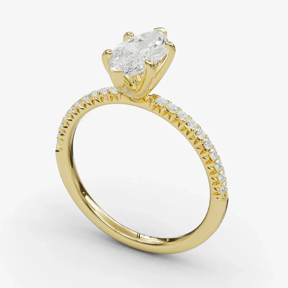 Glaciry Marquise 14KY Ring - Loading