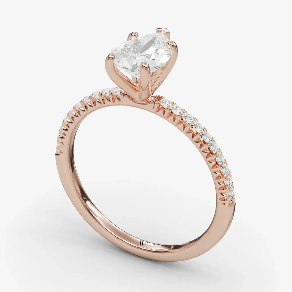 Glaciry Pear 14KR Ring - Loading