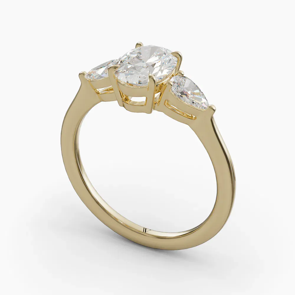 Hailu Oval 14KY Ring - Loading