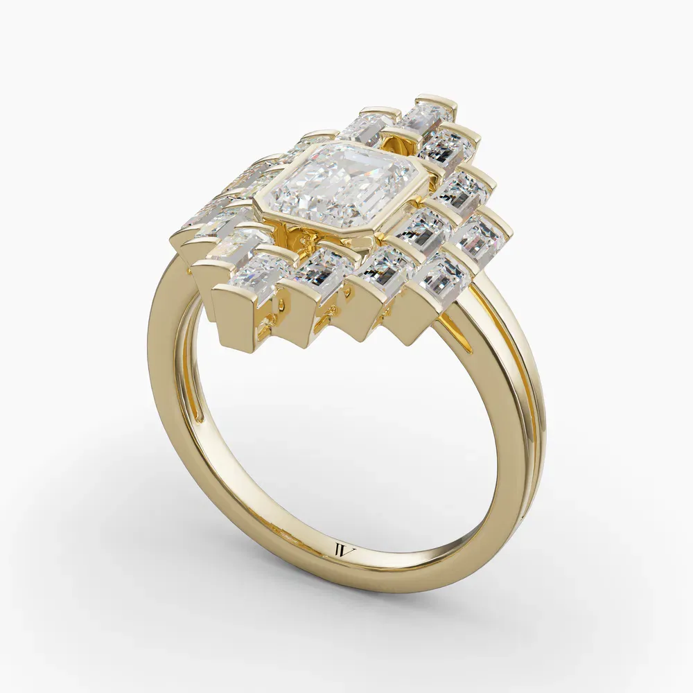 Kryst Emerald 14KY Ring - Loading