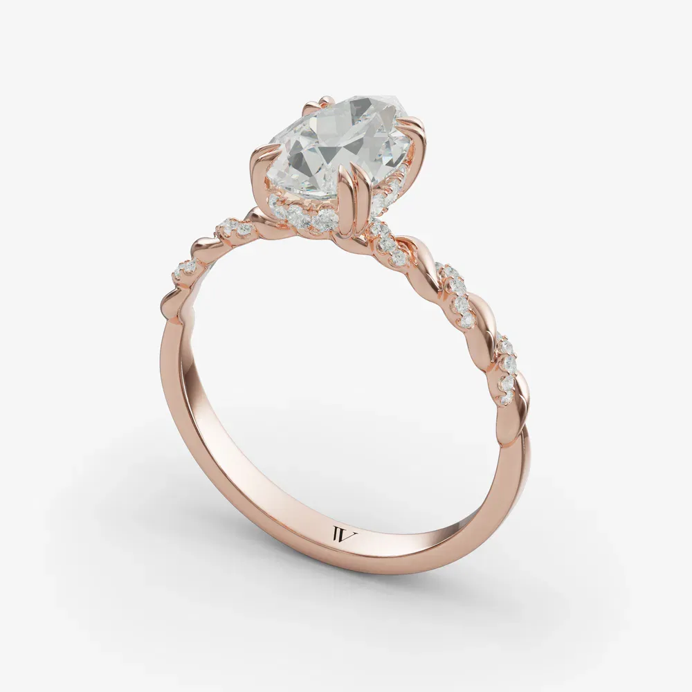 Lior Pear 14KR Ring - Loading
