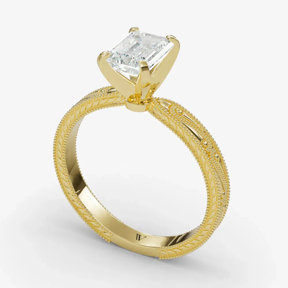 Lirae Emerald 14KY Ring - Loading
