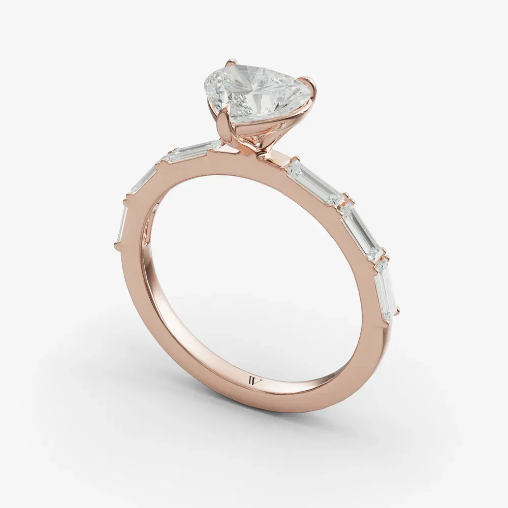 Lunark Heart 14KR Ring - Loading