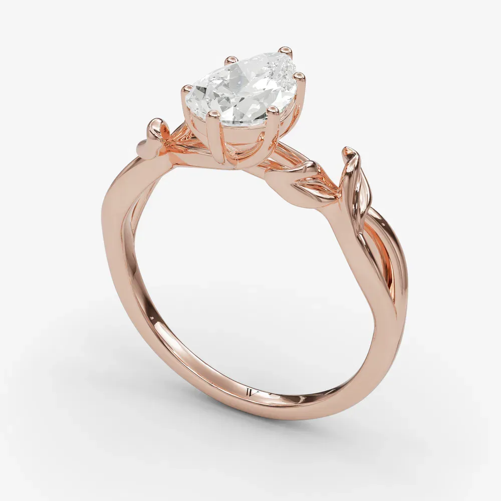 Mirel Pear 14KR Ring - Loading