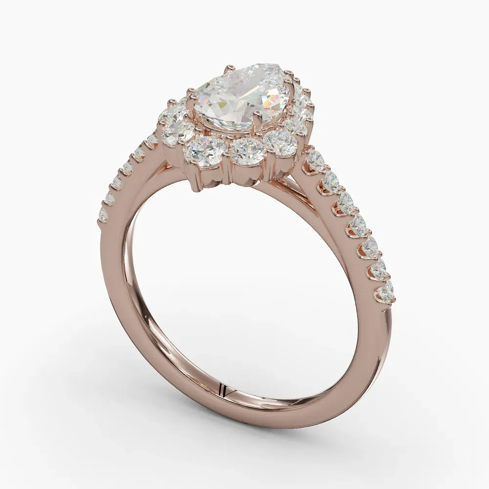Mirey Pear 14KR Ring - Loading