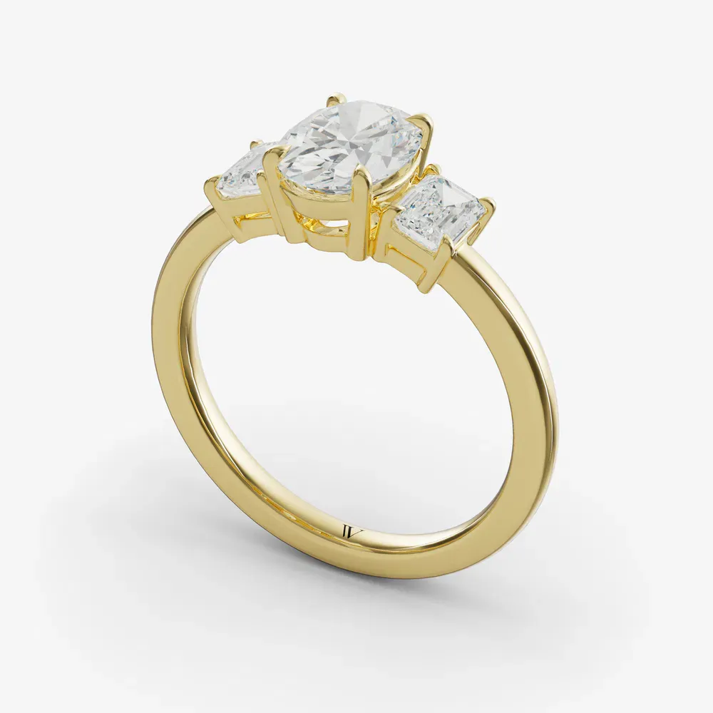 Nectarl Oval 14KY Ring - Loading