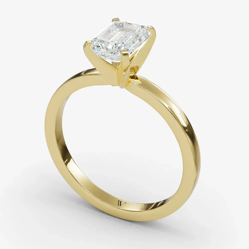 Ocea Emerald 14KY Ring - Loading