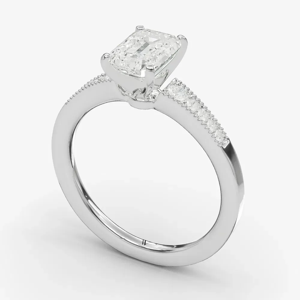 Rosca Emerald 14KW Ring - Loading