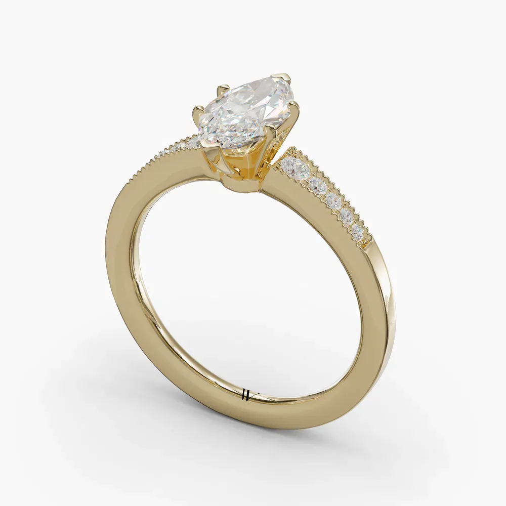 Rosca Marquise 14KY Ring - Loading