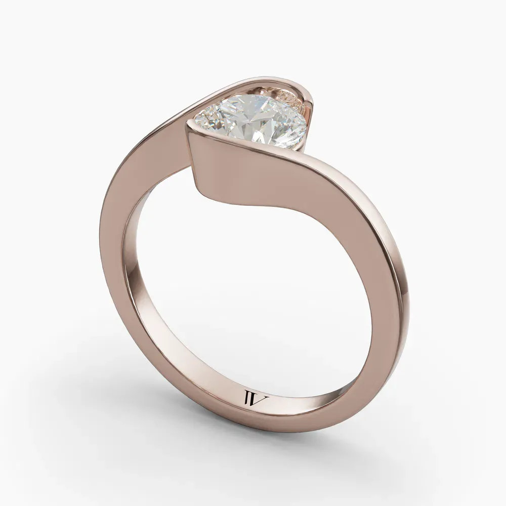 Rylen Round 14KR Ring - Loading