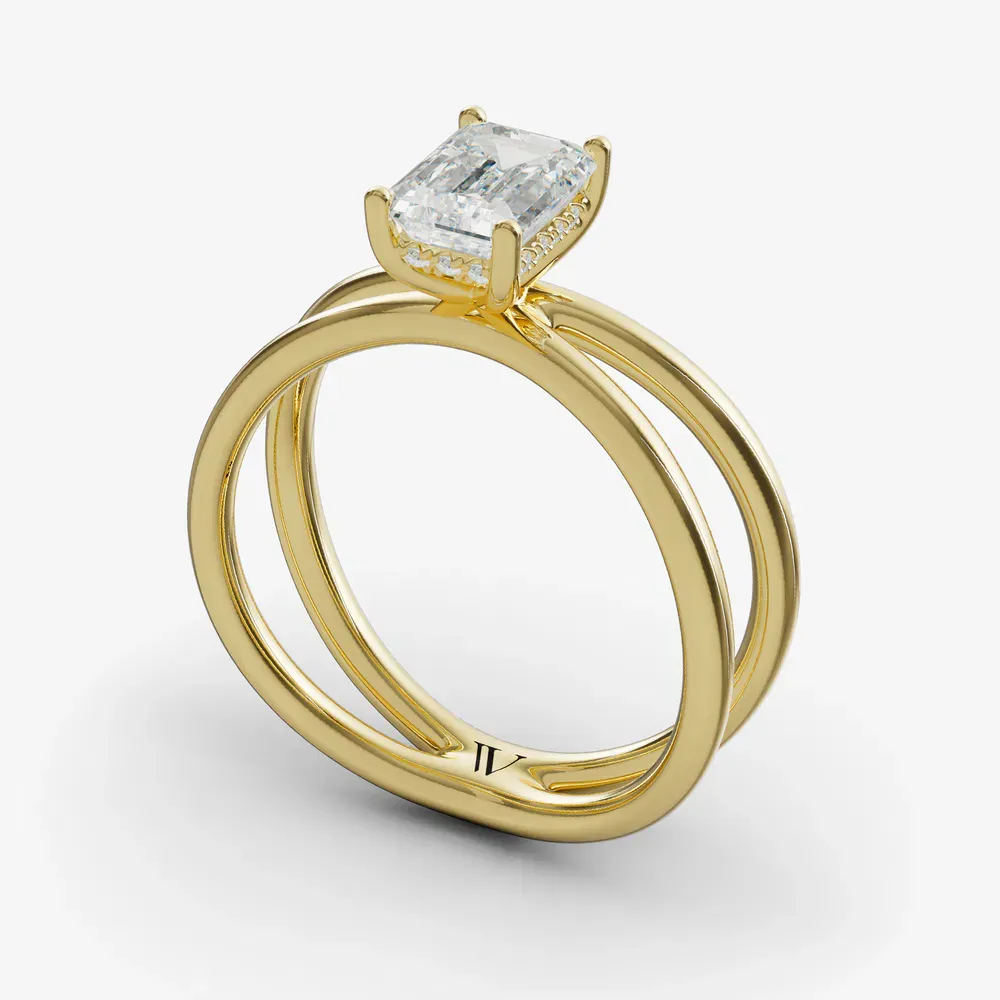Ryn Emerald 14KY Ring - Loading