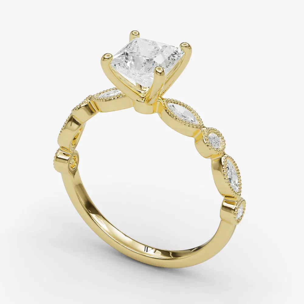 Sior Princess 14KY Ring - Loading