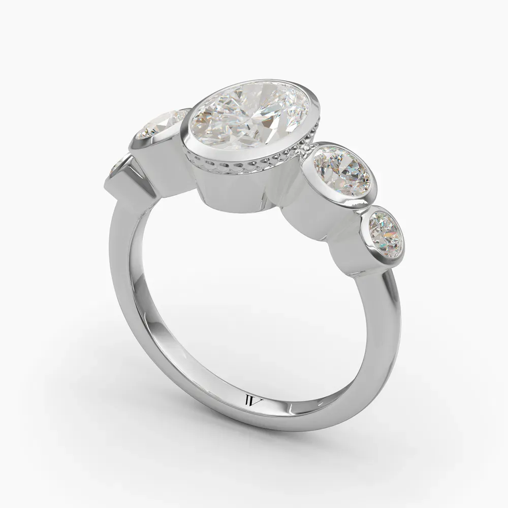 Sole Oval 14KW Ring - Loading