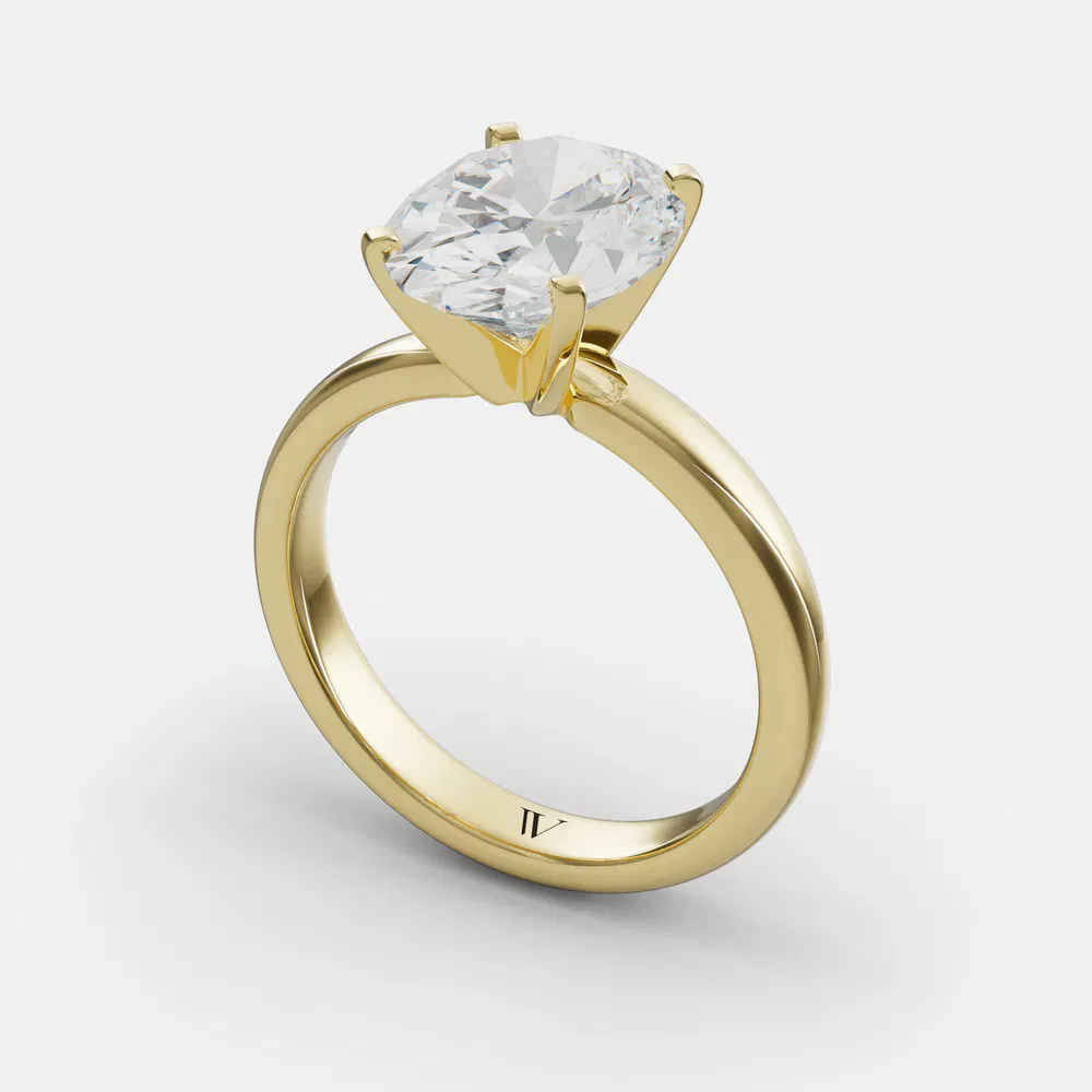 Sorrq Oval 14KY Ring - Loading