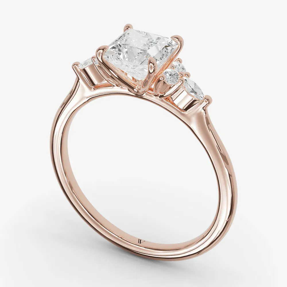 Sprig Princess 14KR Ring - Loading