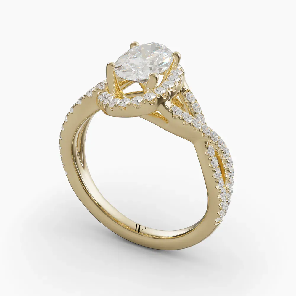 Stellune Oval 14KY Ring - Loading