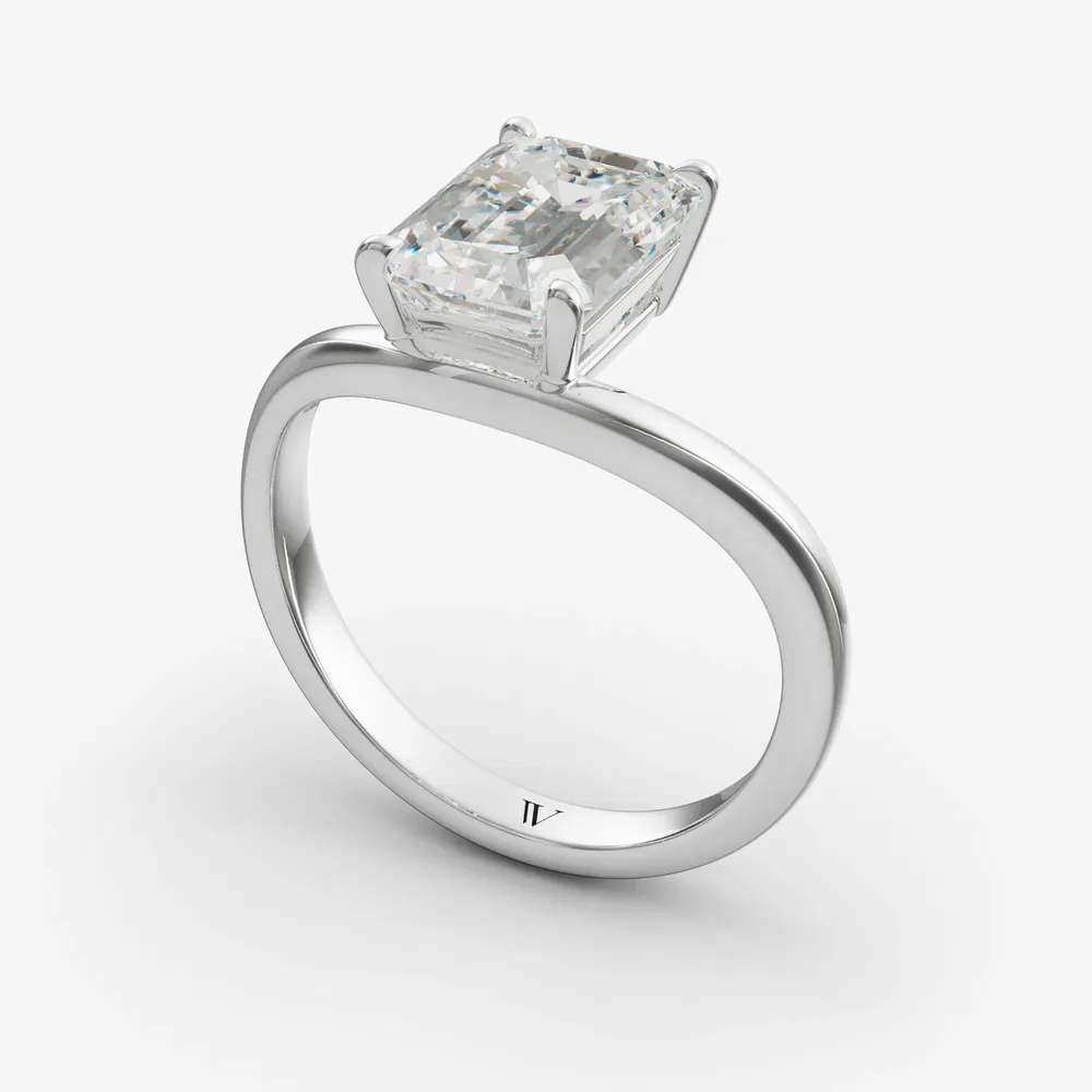 Thal Emerald 14KW Ring - Loading
