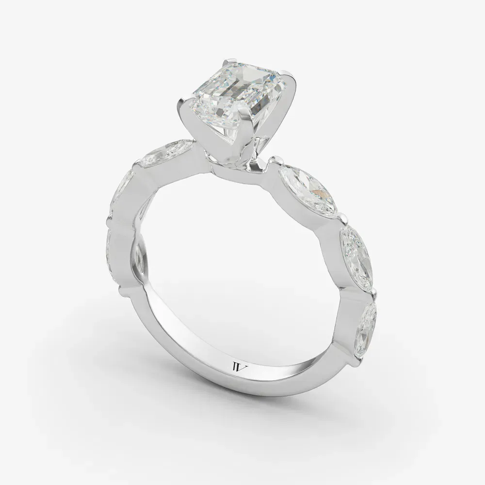 Trind Emerald 14KW Ring - Loading