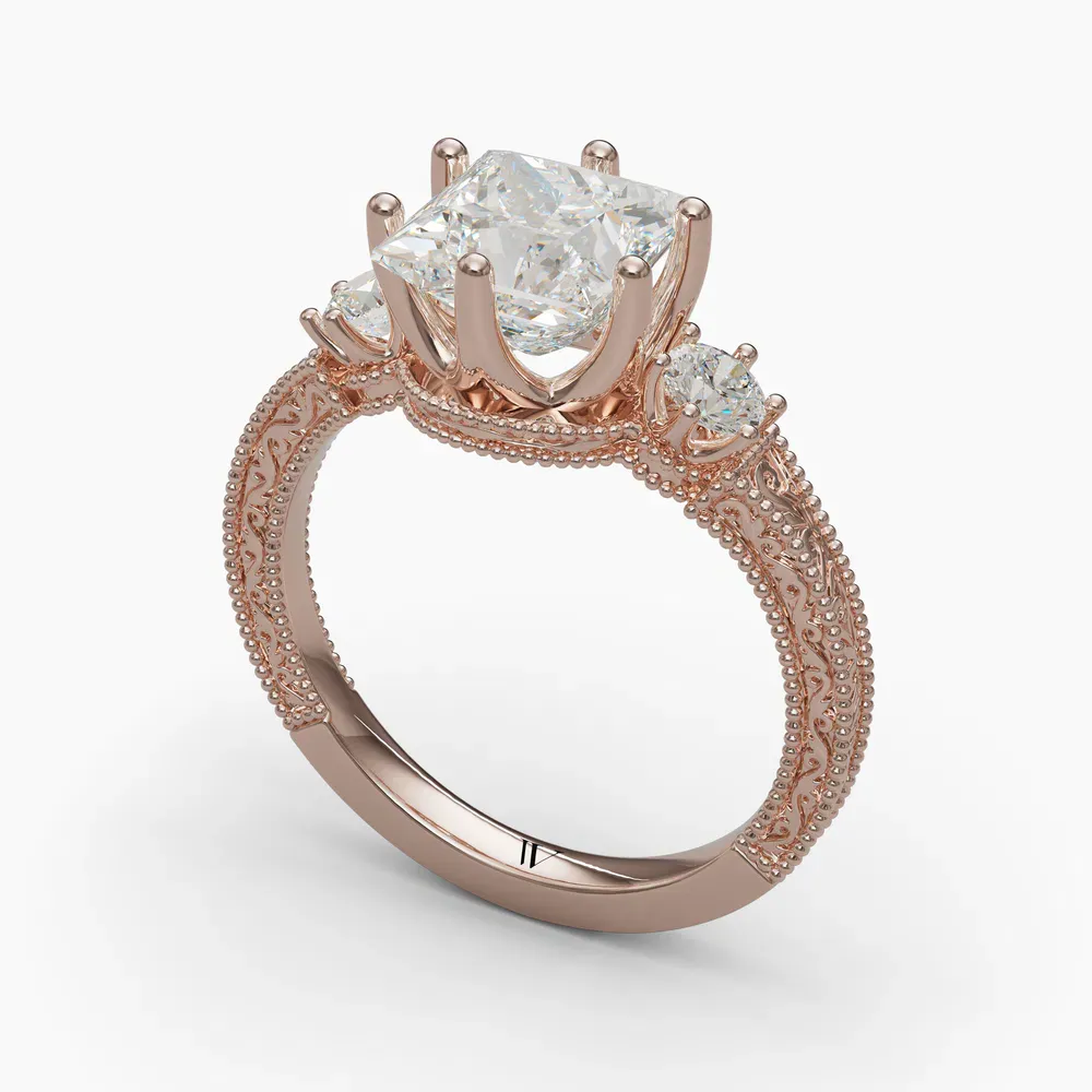 Zara Princess 14KR Ring - Loading