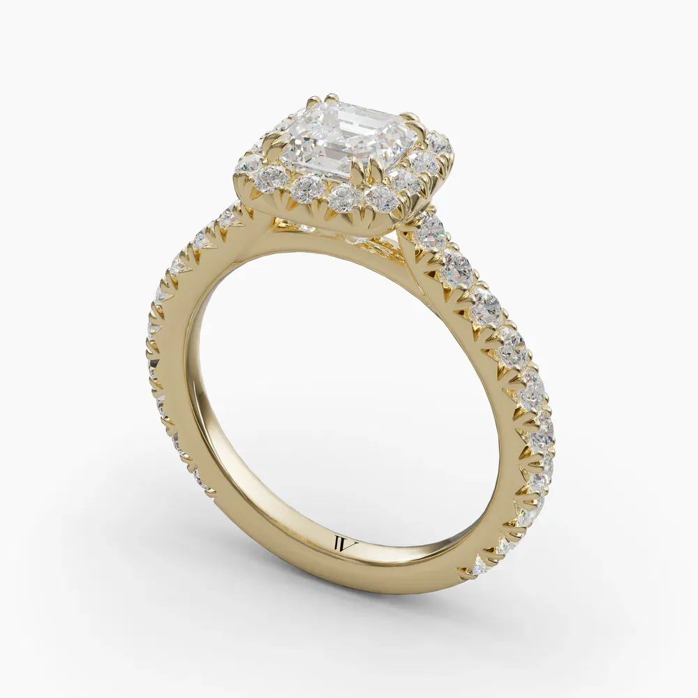 Zaria Asscher 14KY Ring - Loading