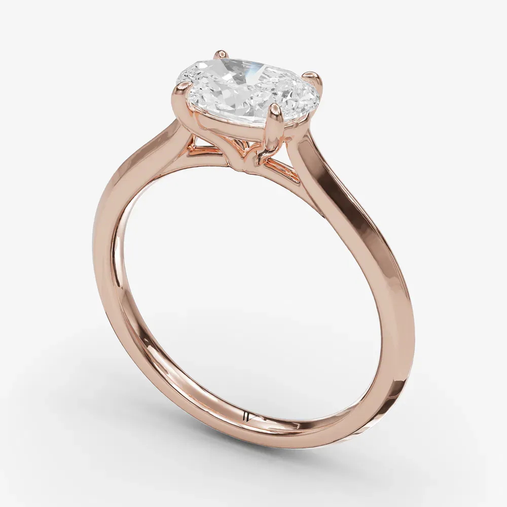 Zori Oval 14KR Ring - Loading