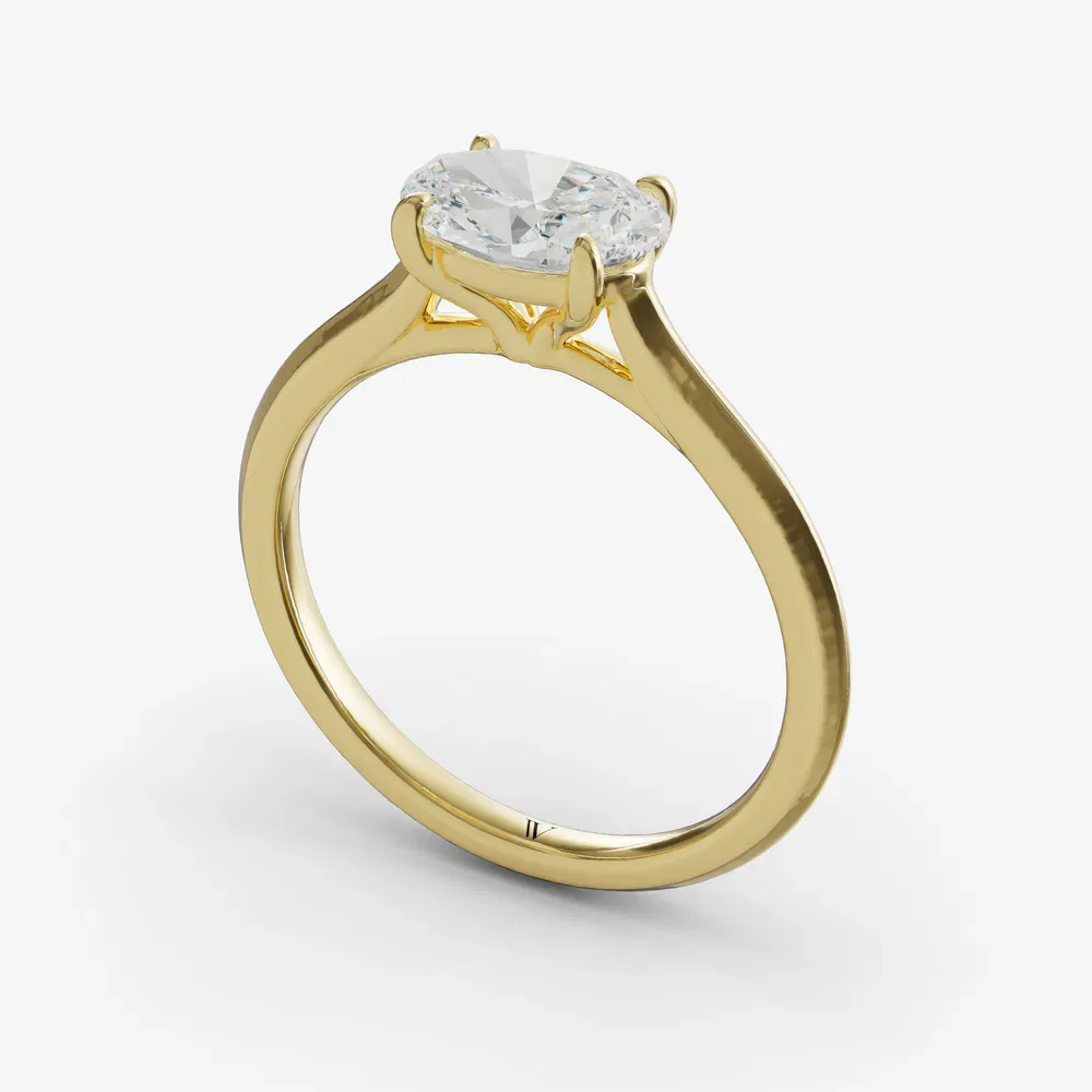 Zori Oval 14KY Ring - Loading