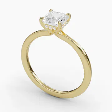 Anomis Asscher 14KY Ring - Loading