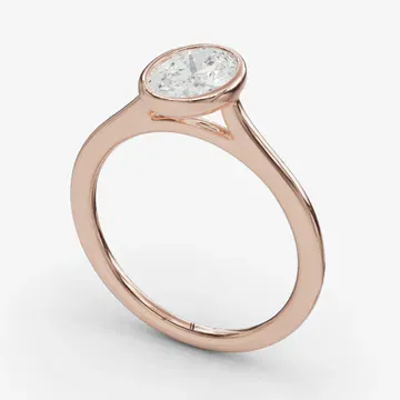 Borvi Oval 14KR Ring - Loading
