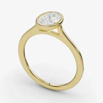 Borvi Oval 14KY Ring - Loading