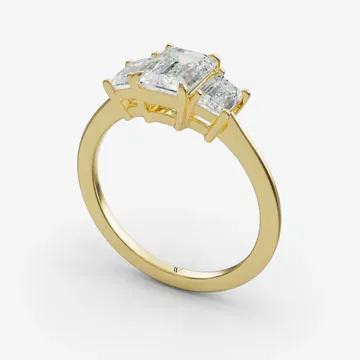 Cygnus Emerald 14KY Ring - Loading