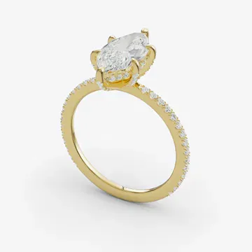 Elite Daphne Marquise 14KY Ring - Loading