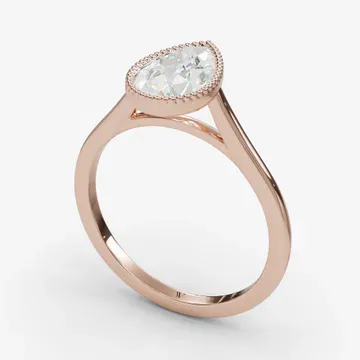 Firen Pear 14KR Ring - Loading