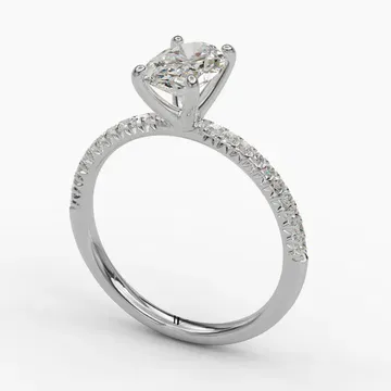 Glaciry Oval 14KW Ring - Loading