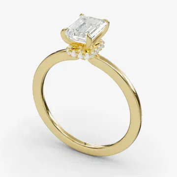 Helia Emerald 14KY Ring - Loading