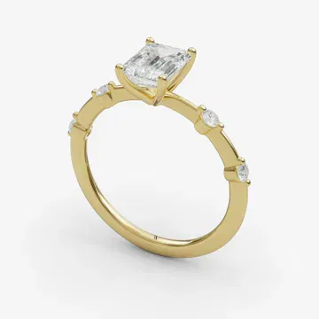 Hriw Emerald 14KY Ring - Loading