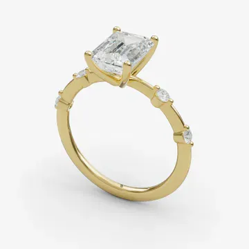 Hriw Emerald 14KY Ring - Loading