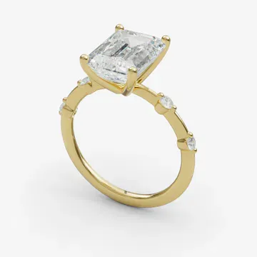 Hriw Emerald 14KY Ring - Loading