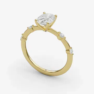Hriw Oval 14KY Ring - Loading