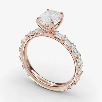 Jocelyn Oval 14KR Ring - Loading