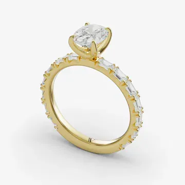Jocelyn Oval 14KY Ring - Loading