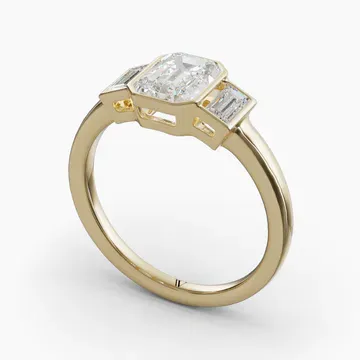 Kine Emerald 14KY Ring - Loading