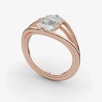 Kira Emerald 14KR Ring - Loading